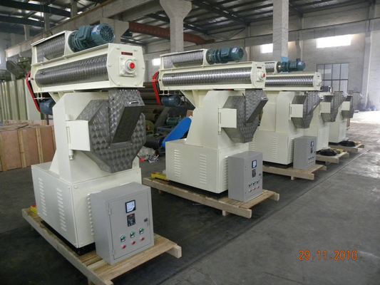CE Economic Double Motor Link Ring Die Pellet Feed Pellet Machine Without Oil Leak