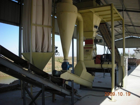 2 - 8mm 3 - 4 t/h Straw Powder Biomass Pellet Organic Fertilizer Production Line HKJ40F