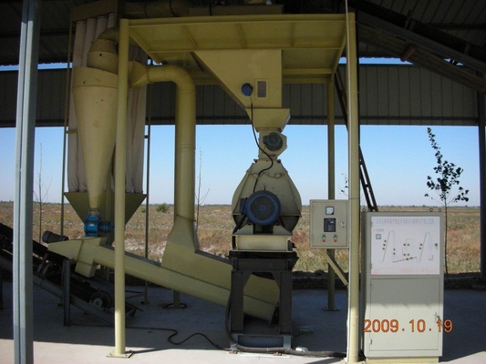 2 - 8mm 3 - 4 t/h Straw Powder Biomass Pellet Organic Fertilizer Production Line HKJ40F
