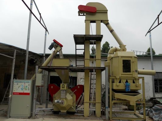 Linea di legno della pallina della paglia della buccia del riso di kg/h di HKJ 200 - 300 con l'elevatore di secchio - appallottoli HKJ32M